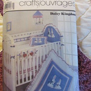 Vtg 1980s Simplicity 7361 Sewing Craft UNCUT Pattern Babies' Room Accessories